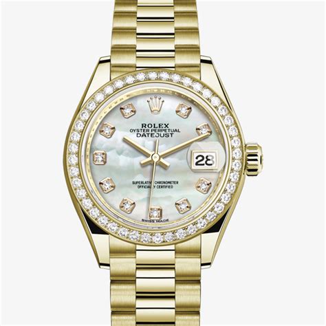 rolex oyster perpetual lady-datejust|Rolex lady Datejust 28 diamonds.